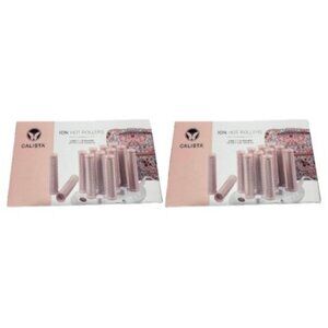Calista Ion Hot Roller 1” Long 12 Pieces Rollers 2 Pack